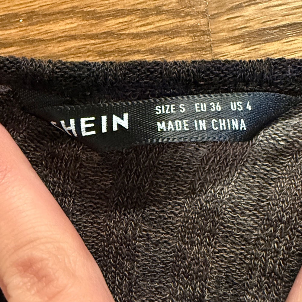 Shein Stylish Denim Bustier Top Size Small - Picture 3 of 3